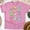Azalea, variant on Cute Reading Bunny Shirt with Colorful Peeps & Books, White, Size S