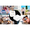thumbnail image 3 of Kit de Multicontactos Portátiles Fratech L03 y WP05 con Entradas USB, 3 of 7