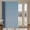 Blue, variant on Patio Door Curtain Accordion Door Sliding Door Curtains Extra Wide Blackout Curtains Used for Room Divider(Off-White 98" W x 84" L)