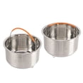 thumbnail image 1 of Stainless Steel Rice Cooker Steam Basket, Low Sugar Stainless Steel Rice Steaming Basket Fine Leak Hole  for Pressure Cooker, 1 of 7
