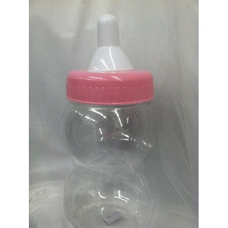 13 Jumbo Pink Fillable Baby Shower Plastic Baby Bottle Centerpiece 13 Jumbo Pink Fillable Baby Shower Plastic Baby Bottle Centerpiece