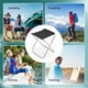thumbnail image 2 of Mini taburete de camping ultraligero con bolsa de transporte, soporta hasta 132 libras 280 g, silla de camping ligera y plegable para viajes, senderismo, pesca, barbacoa, playa,, 2 of 5