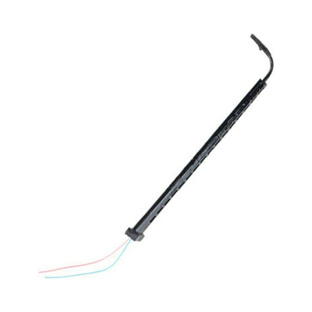 QualitChoice 1:87 Scale Streetlight Mini Train Lamppost Material Voltages 3V/12V Lightweight Metal LED Lamps Landscape Decorations Black(Warm Light)