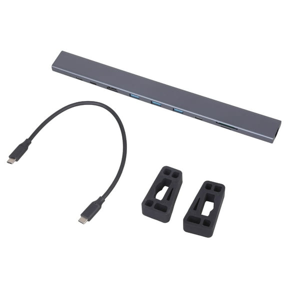 9 in 1 USB C Hub Multiport Adapter USB Docking Station 4K60Hz Video and 1000M Rj45 Ethernet PD100W for Office and Home