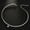 Silver, variant on Exclusively for Women: Minimalist Crystal Necklace - Sparkling Small-Bone Chain for Layering - Light Luxury Jewelry