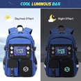 thumbnail image 3 of Mochila escolar luminosa con USB Scothen Cool para niños 30 x 18 x 46 cm, 3 of 8