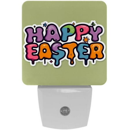 

Easter LED Square Night Lights with Motion Sensor - Modern and Energy Efficient Illumination for Any Room - for Hallways Bathrooms and Bedrooms
