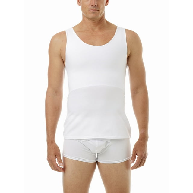 Underworks Cache-Cernes en Coton pour Hommes, Débardeur de Compression avec Lien à la Poitrine