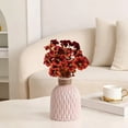 thumbnail image 3 of 1 Bundle Artificial Mums for Outdoors, 11.8" UV Resistant Fake Mums Faux Plants, Realistic Faux Mums No Fade Fall Flowers for Home Garden Patio Porch Window Box Thanksgiving Decor, 3 of 3