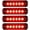 Red, variant on LINLIN 4 Pack 6LED Emergenty Warning Lights,LED Safety Emergency Flashing Lights 12-24V Amber Strobe Hazard Warning Light Waterproof