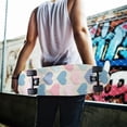 thumbnail image 7 of 33"x9" Skateboard Grip Tape Protector Sheets Nonslip Protection Griptape Sheet for Outdoor Sports Gingham Heart-shaped Pattern, 7 of 7