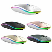 Dazone 2.4GHz Wireless Mouse USB Rechargeable RGB Cordless Silent Mice For PC Laptop