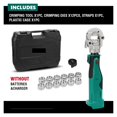 thumbnail image 2 of High Power Hydraulic Mini Battery Powered Crimping Tool Li-ion Batteries Cable Press Rechargeable Tool Range 10-300mm² ,Durable Material, 2 of 7