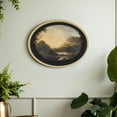 thumbnail image 3 of Home Decor Collection Gold Metro Beaded Oval Framed Landscape Wall Art, Vintage-Style Décor for Living Room, Entryway, Bedroom, or Office, 14x11, 3 of 8