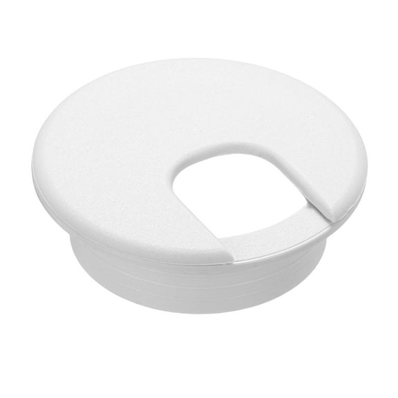Desk Grommet 2 Inch,ABS Plastic Round Desk Hole Cover,50mm,White