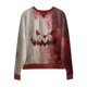 thumbnail image 4 of Sudadera informal de manga larga con cara de calabaza de Halloween para mujer para otoño e invierno, 4 of 5