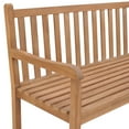 thumbnail image 4 of vidaXL Patio Corner Bench 72.8"x72.8"x35.4" Solid Teak Wood, 4 of 6