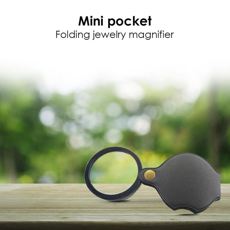 Unique Bargains 10X Pocket Folding Magnifier Reading Magnifying