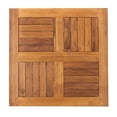 thumbnail image 2 of Teak Wood Florence Outdoor Patio Bistro Table, 35 Inch, 2 of 5