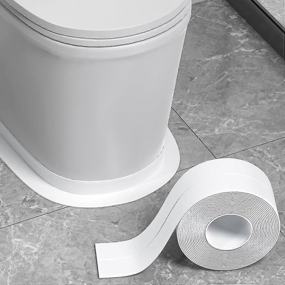 Bath Sealant Strip, Bathroom Sealant, Caulk Strip, Waterproof Simple Seal Tape For Bathroom, Kitchen, Bathtub, Toilet, Wall Floor, With Sealing Tool