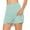 Mint Green, variant on Sngxgn Women's High Waisted A-Line Wrap Skirt Mini Skirt(Yellow,S)