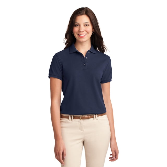 Polo Port Authority® Ladies Silk Touch™. L500 Autoridad Portuaria L500