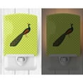 thumbnail image 2 of Indian Peacock Peafowl Green Ceramic Night Light, 2 of 2