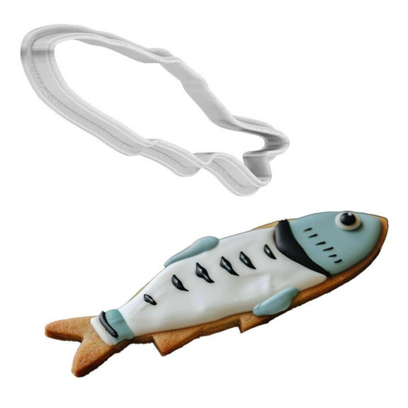 Sardine Cookie Cutter 4 Inch Made in USA by WONDERTORY