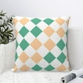 thumbnail image 6 of YFYANG Square Decorative Throw Pillow Case (Without Pillow Insert), Diamond Lattice Pattern Bedroom Sofa Car Cushion Cover, 12"x12", 6 of 9