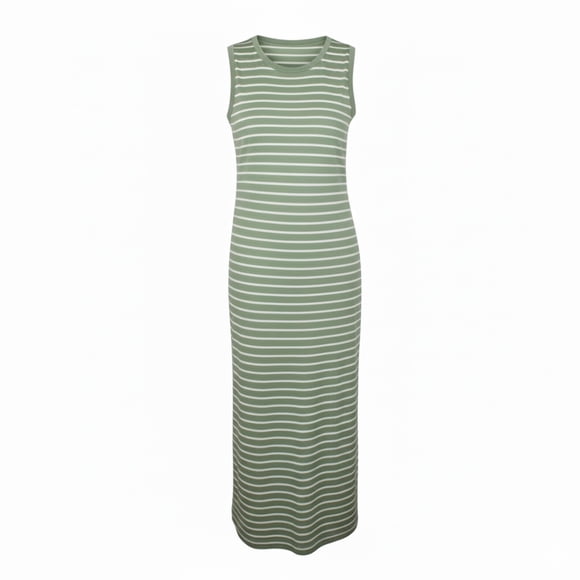 Vestido Ocean Pacific para Dama, Largo al Tobillo Sagem/Blanco Talla M