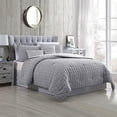thumbnail image 2 of Modern Threads 5 Piece Textured Technique Comforter Set, Kane Gray, Queen, 2 of 4