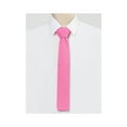 thumbnail image 5 of INSPIRE CHIC Men's Self-tied Solid Color Neckties Flat Neckwear Knitted Ties Pink, 5 of 5