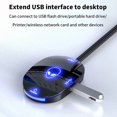 thumbnail image 4 of External Power Button Extension with LED Lights for PC Motherboard, Suitable for Home And Office Use, Featuring a 2.0 USB Adapter, 4 of 6