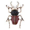 thumbnail image 2 of Decoración exquisita de la bufanda del de del del Rhinestone del cristal del , A01, tal se describe Colco Pin de broche de insectos vintage, 2 of 8
