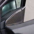thumbnail image 4 of TINKI 2PCS Front Door Inner Window A-Pillar Cover Trim for Honda Pilot 2016-2022/ Ridgeline 2017-2023/ Passport 2019-2023, Soft Carbon Fiber Automotive Door Panels Guard Sticker Accessories, 4 of 13