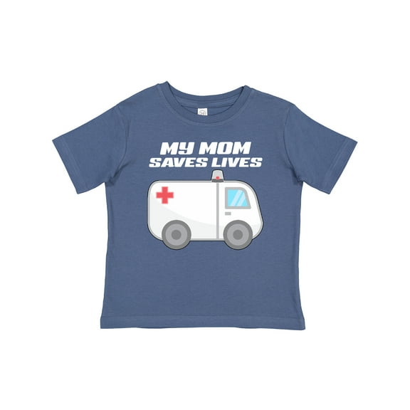 Inktastic My Mom Saves Lives- Ambulance Boys or Girls Baby T-Shirt