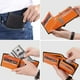 thumbnail image 5 of Cartera de hombre. Negro con naranja, 5 of 5