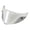 Clear Silver, variant on R50S Visor Pins for MOTORAX R50S Pro Anti Fog Universal Helmet Accessories