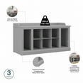 thumbnail image 7 of Woodland 40W Shoe Storage Bench with Shelves in Cape Cod Gray - Engineered Wood, 7 of 7