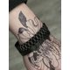 thumbnail image 1 of 2pcs Stylish Personalized Stainless Steel Watch Band & Bracelet Set Suitable For Men And Women, Daily Wear, Festival Gift, Dating Accessory, 1 of 1