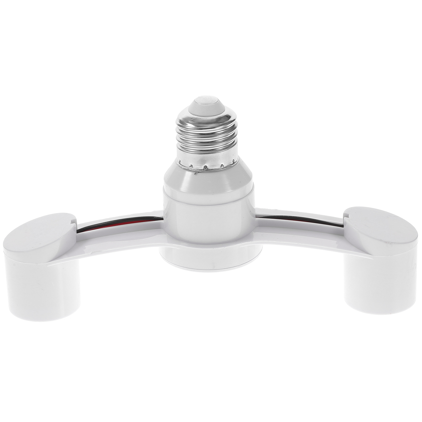 Light Socket Splitter Lamp Double Heads Light Socket Branch Adapter For