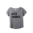 thumbnail image 1 of Thread Tank Over Yonder Women's Relaxed Slouchy Dolman T-Shirt Tee Heather Grey Small, 1 of 4