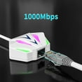 thumbnail image 4 of Lksixu Type-C To 100Mbps RGB Network Card Wired RGB Ethernet Card High-speed Ethernet Adapter Plastic Ethernet cable adapter Electronics for Home Office School, 4 of 6