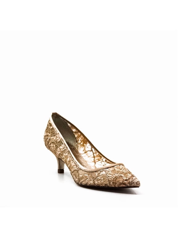 | Lois Kitten Pumps | Tan | Size 6