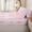 Blush Pale Pink White, variant on Erosebridal Princess Castle Crown Zipper Twin Comforter Sets with Fitted Sheet and 2 Pillowcases,Pink Rose Stars Sparkle Zipper Bedding Set For Girls,Pink Reversible,4pcs