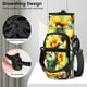 thumbnail image 5 of Funda para botellas de agua CaseBot con correa ajustable, girasoles, 5 of 8