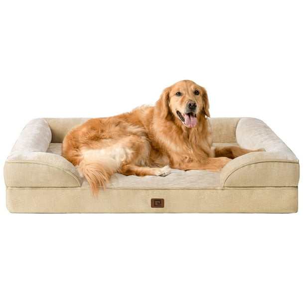 Cama ortopédica para perros EHEYCIGA, espuma viscoelástica, impermeable, grande