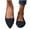 Black, variant on Eltusu Women Flat Shoes, Pointy Toe Comfy Soft Bottom Slip on Work Shoes Black Size 5.5-9.5