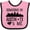 Pink and Black, variant on Inktastic Austin Texas Someone Loves Me Skyline Boys or Girls Baby Bib