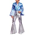 thumbnail image 3 of HOWPAY Halloween Costumes for Men Disco One Piece Jumpsuit Dance Outfit Retro Role Play Fancy Bodysuit For Masquerade Carnival Party Stage Event Halloween Costumes XXL, 3 of 5
